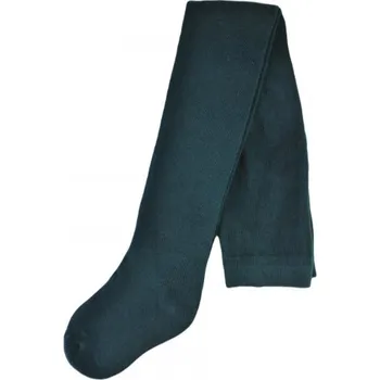 Dětské punčocháče bavlna, Noviti, tmavě zelené, Velikost koj. oblečení 104-110 (3-5r)