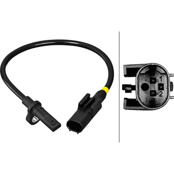 Přislušenství brzdového systému Snímač, počet otáček kol HELLA 6PU 358 217-161