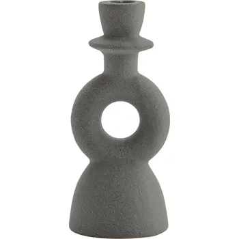 Svícen MADAM STOLTZ Kameninový svícen Matt anthracite