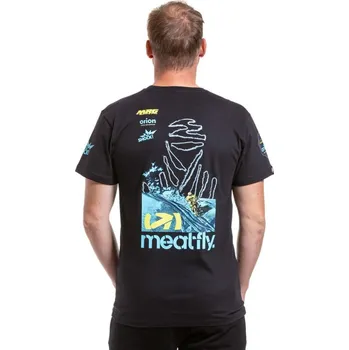 Pánské tričko Meatfly Dakar modré/černé