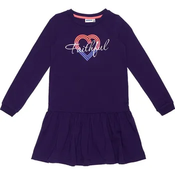 Dívčí šaty Dívčí šaty - Winkiki WJG 02933, fialová Barva: Fialová, Velikost: 146