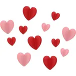 Godan Závěsná dekorace 3D srdce 12 ks