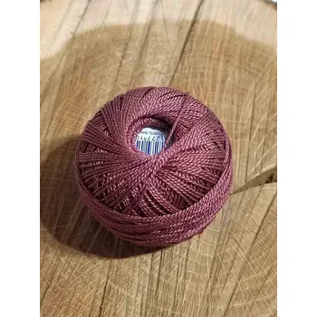 Příze Vyšívací příze Perlovka Niťárna 7982 barva hnědá