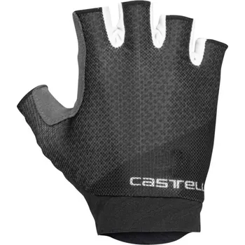 Cyklistické rukavice Castelli - dámské rukavice Roubaix Gel 2,light black - XL