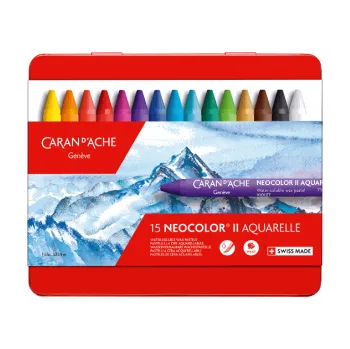 Sada akvarelových pastelů Neocolor II 15ks (Sada akvarelových pastelů Neocolor II 15ks)
