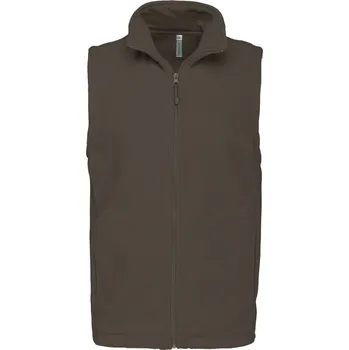 Pánská vesta Kariban 20.K913 LUCA Pánská fleecová vesta Green Olive - 3XL