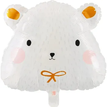 PartyDeco Balonek fóliový Polární medvěd, 42 cm