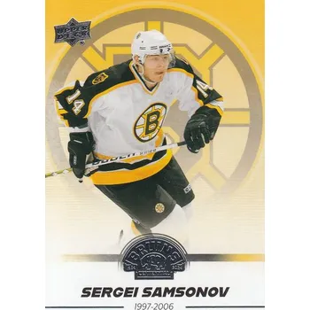 Karetní hra řadová karta SERGEI SAMSONOV 23-24 UD Boston Bruins Centennial číslo 49