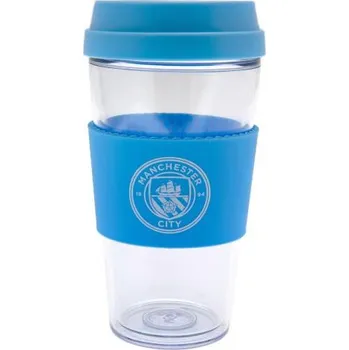 Cestovní hrnek Manchester City Grip 400ml Clean