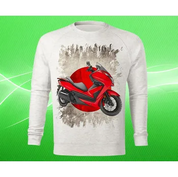 Pánská mikina mikina HONDA FORZA RED (mikina s motorkou)