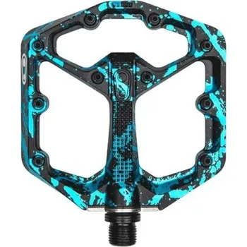 Pedál na kolo Pedály CRANKBROTHERS Stamp 7 Small Splatter Paint Blue