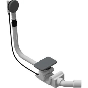 Sifon KALDEWEI odtoková a přepadová souprava KA 4060 pro koupelnovou vanu cool grey 70 matná 687772040665