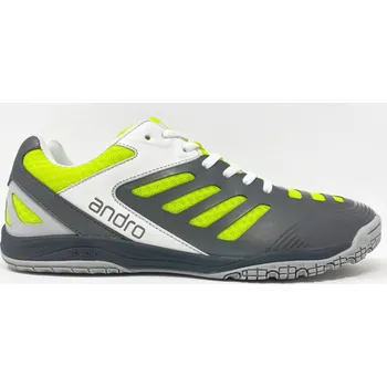 Pánská sálová obuv Boty andro Cross Step 2 šedá/zelená 38