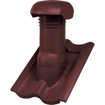 Bramac Moravská komplet odvětrání 100 PVC DuroVent / červenohnědá