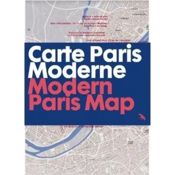 Cestování Modern Paris Map - Wilson, Robin