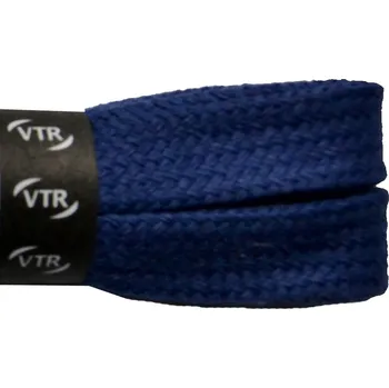 Tkaničky do bot Bavlněné tkaničky ploché modré, délka 100 cm