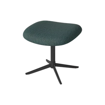 Křeslo Clara, Čalounění Nantes blue grey, Podnož Černá