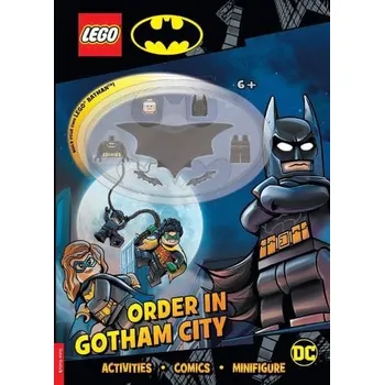 Cizojazyčná kniha LEGO'® Batman'™: Order in Gotham City Activity Book (with LEGO'® Batman'™ minifigure) - LEGO® a Buster Books