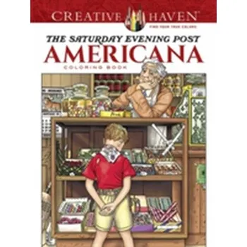 Creative Haven The Saturday Evening Post Americana Coloring Book - Noble Marty