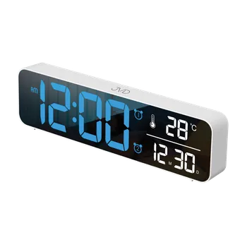 Hodiny JVD Budík do sítě bílý SB203.1