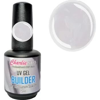 Charlie UV/LED GEL Builder - průhledný 15ml.