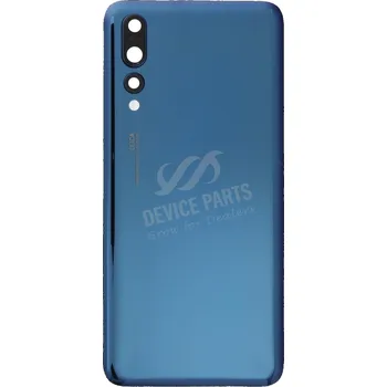 Náhradní kryt pro mobilní telefon Huawei P20 Pro Kryt baterie + čočka a rámeček zadního fotoaparátu blue HQ