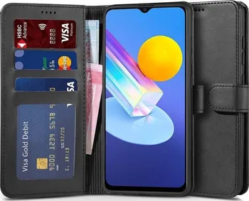 Pouzdro na mobilní telefon Tech Protect Wallet pro Vivo Y72 5G černé