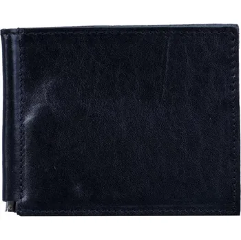 Peněženka Pánská kožená peněženka dolarka bez kapsy na drobné 511051.3 černá