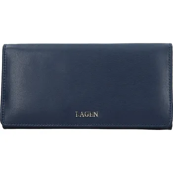 Peněženka Dámská peněženka LAGEN kožená 50310 tmavě modrá DARK BLUE