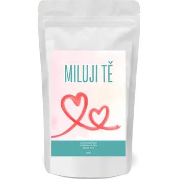 Miluji tě - Srdíčka - Valentýnská směs Velikost balení: 250 g, Způsob mletí: Celá zrna