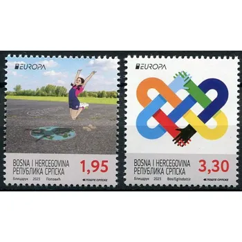 Poštovní známka Srbsko (2023) Mi.No. 914 - 915 - Bosna a Hercegovina (Rep. Srbská) - EUROPA - Mír