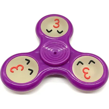 Gadget Antistresový Fidget Spinner fialový, Trojka