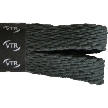 Tkaničky do bot Polyesterové ploché tkaničky tmavě šedé, délka 100 cm