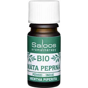 Vonný olej Saloos BIO Máta peprná - esenciální olej 5 ml