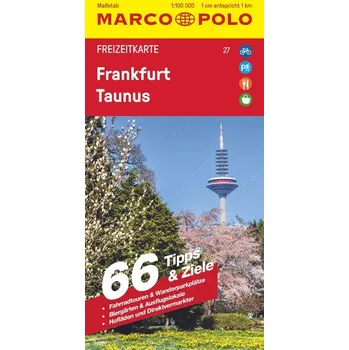 MARCO POLO Freizeitkarte 27 Frankfurt, Taunus 1:100.000
