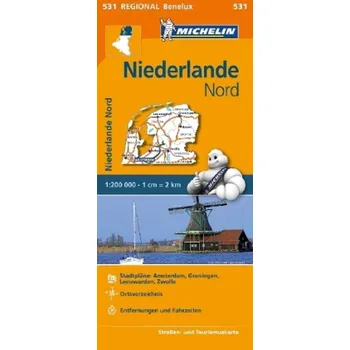 Michelin Karte Niederlande Nord