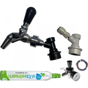 Příslušenství pro výrobník sody Čepovací set kohout NUKATAP na bombičku sodastream