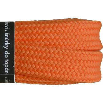 Tkaničky do bot SKATE tkaničky oranžové, délka 140 cm