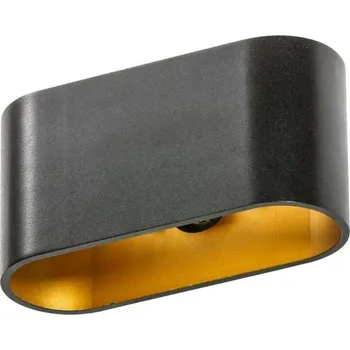 Nástěnné svítidlo Azzardo AZ1709 nástěnné svítidlo Vega černá/zlatá