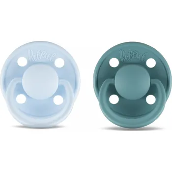 dudlíky Dudlíky Rebael z přírodního kaučuku 2 ks - Tiny Sky/Powder 0-6 měsíců (velikost 1)