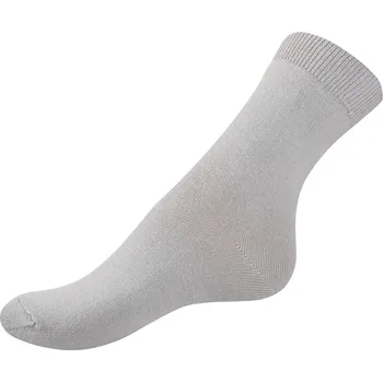 Pánské ponožky VšeProBoty ponožky BAVLNĚNÉ S ELASTANEM světle šedé, velikost 38-39