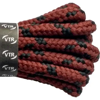 Tkaničky do bot Polyesterové kulaté tkaničky hnědočerné, délka 80 cm