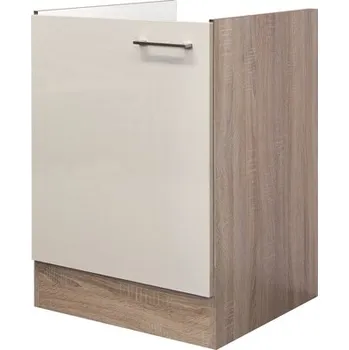 Kuchyňská skříňka pod dřez Flex Well Nepal šířka 50 cm kašmírový odstín lesklý