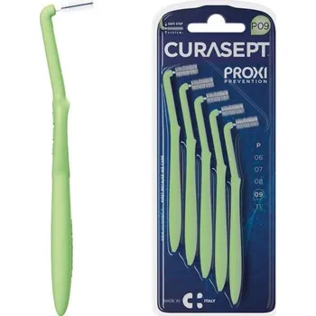Zubní kartáček Curasept P09 Angle mezizubní kartáčky zelené 5 ks