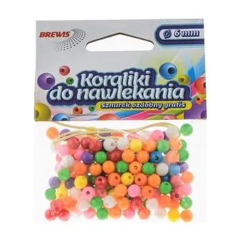 Set školních potřeb Koraliki do nawlekania multikolor+ sznurek 6mm 16g