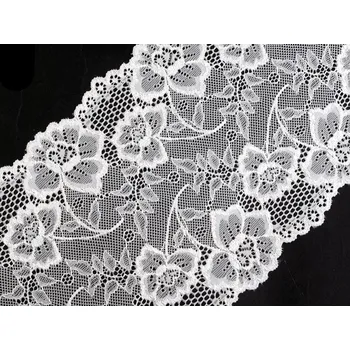 Krajka Elastická krajka / vsadka / běhoun šíře 18,5 cm