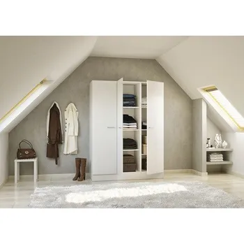 Šatní skříň Potravinová skříň Flex Well Lucca šířky 150 cm bílá