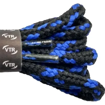 Tkaničky do bot Polyesterové kulaté tkaničky černomodré, délka 70 cm