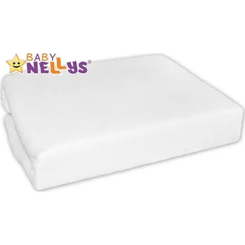Prostěradlo Baby Nellys jersey prostěradlo 90 x 90 cm - bílé