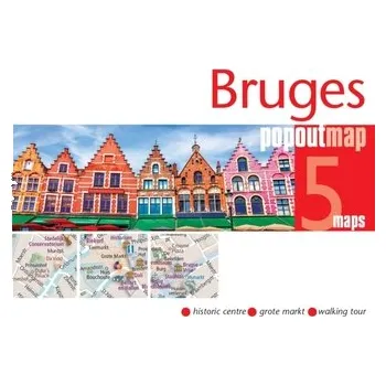 Cestování Bruges PopOut Map
